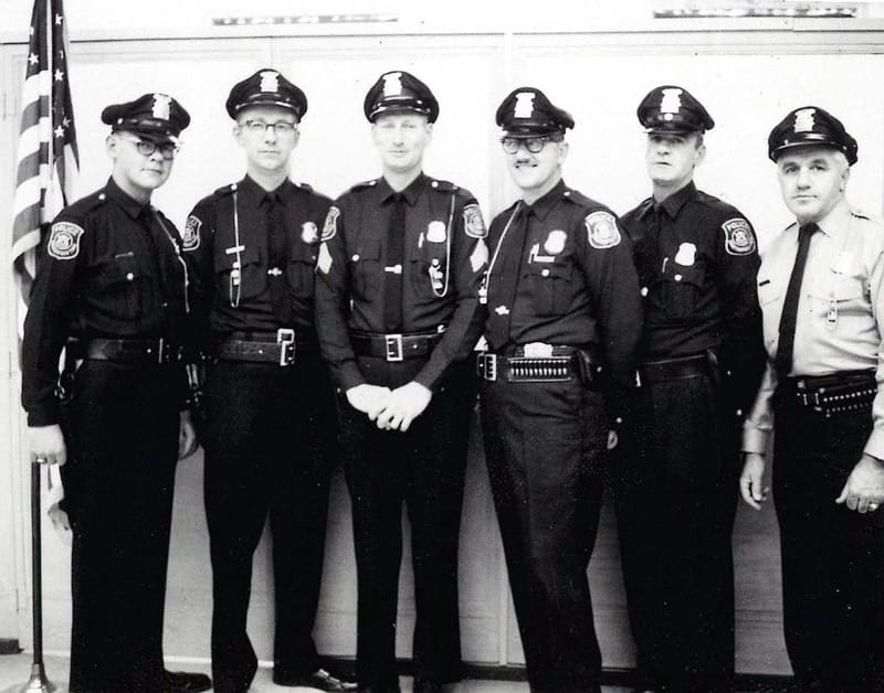 Historic Chesterfield Township Police Department photograph