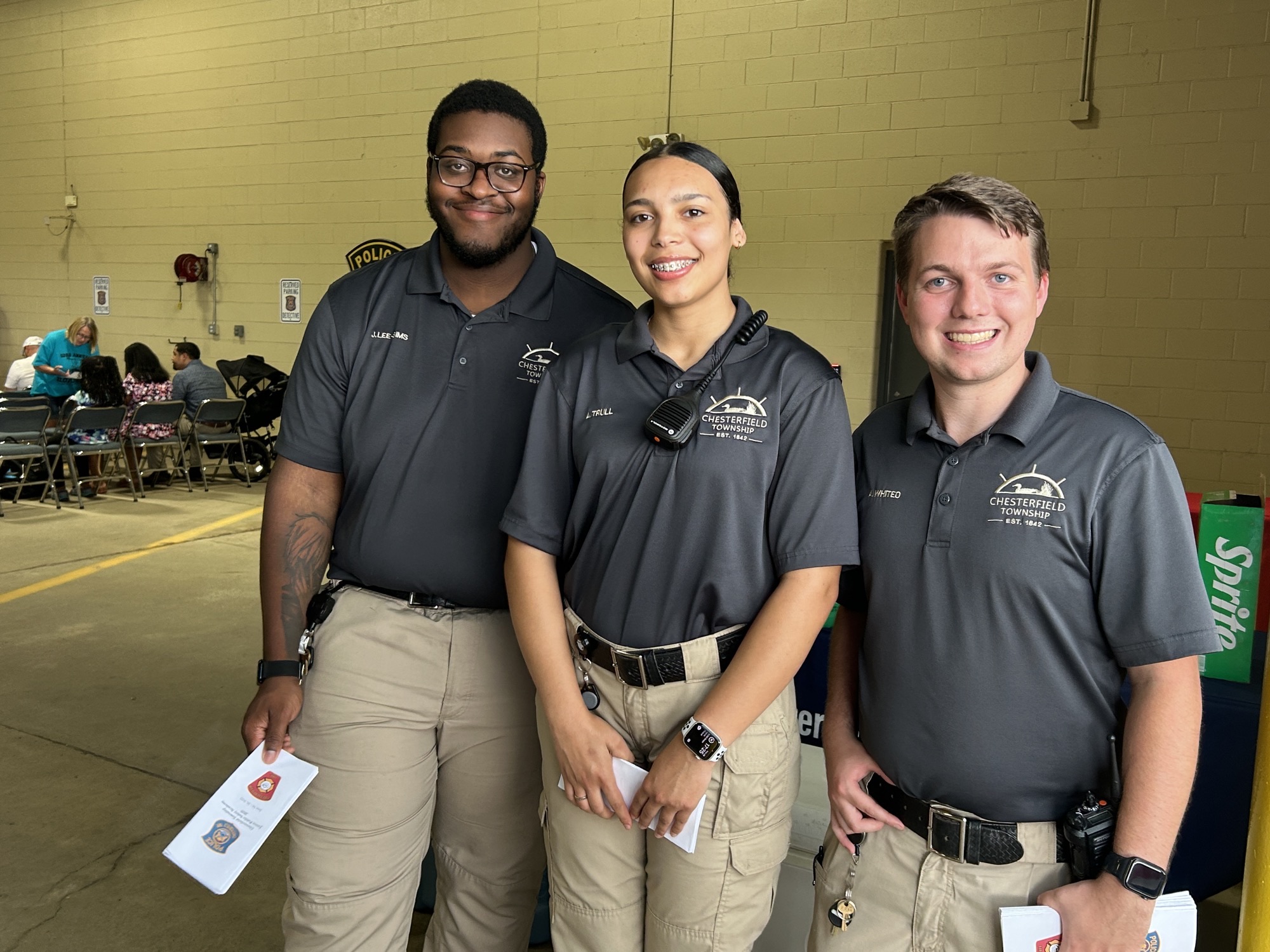Chesterfield Township police cadets
