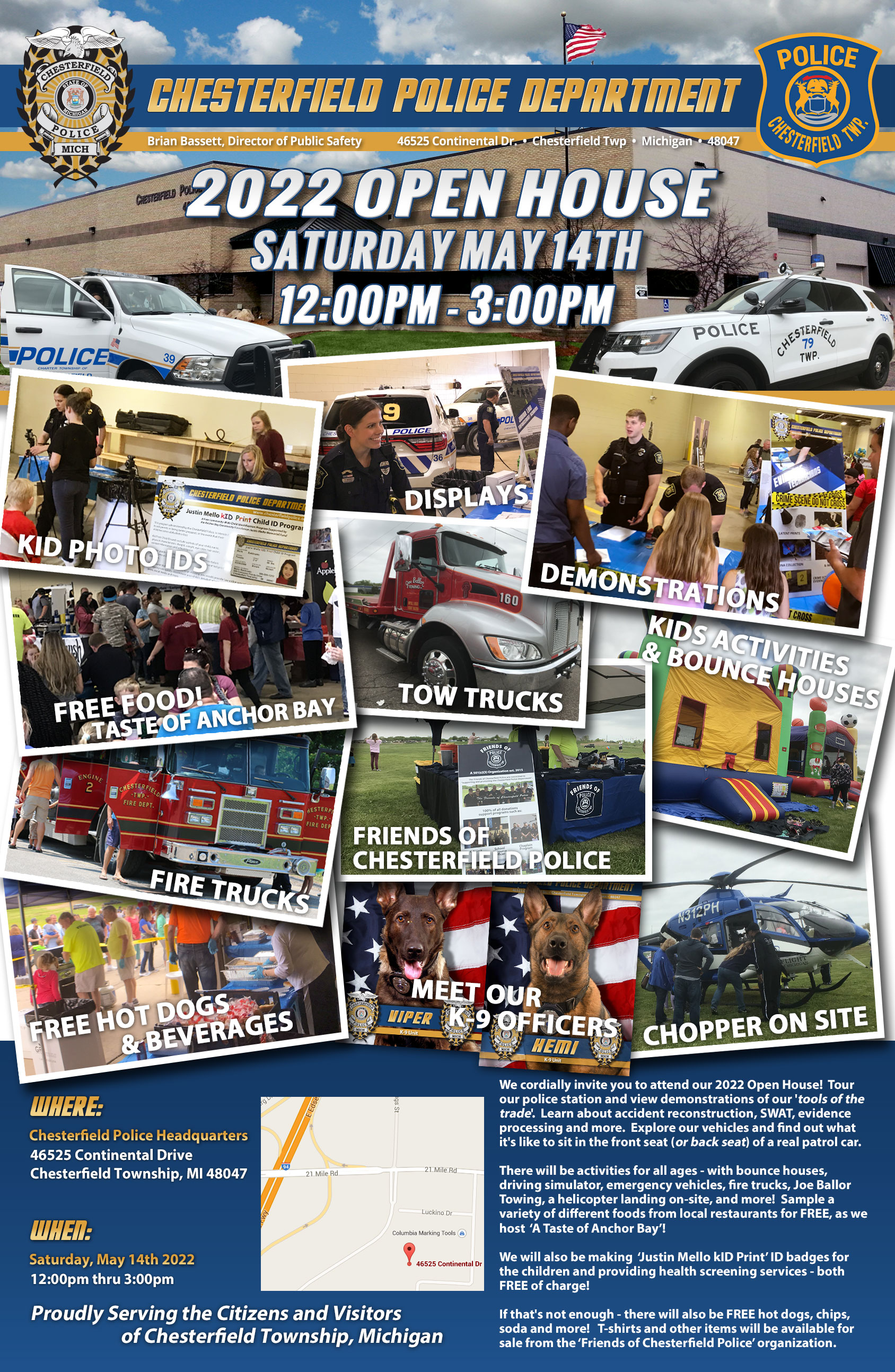 2022 Chesterfield Police Open House – Sat. May 14th