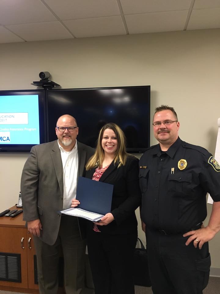 Dispatcher Receives Award For Excellence from MCMCA