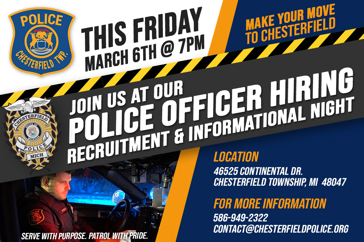 Police Officer Recruitment & Informational Event | March 6, 2026