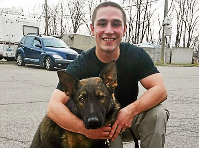 Chesterfield Township’s new K-9 cop Viper digs into training